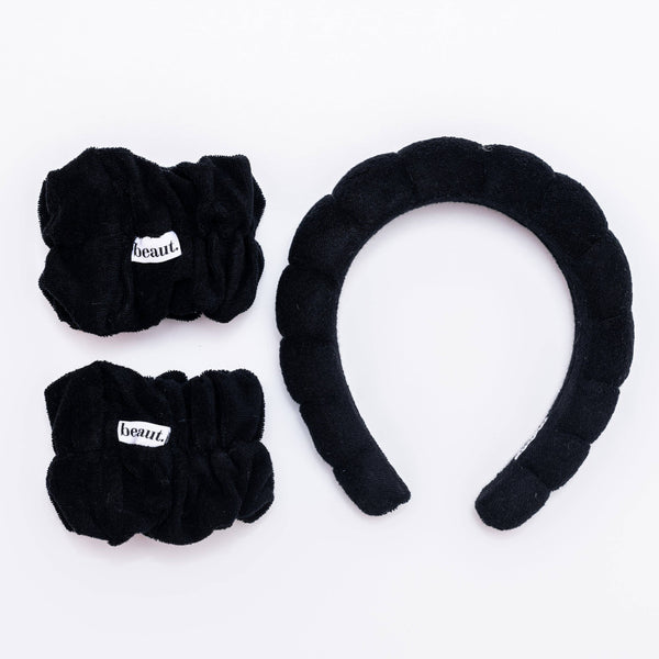 Beaut Bubble Headband + Wristbands Set