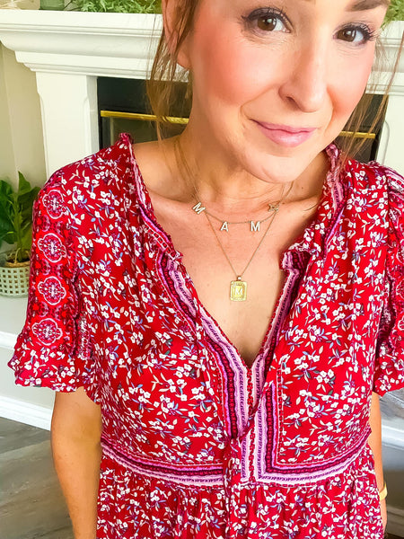 Afternoons In The Vineyard Midi Dress
