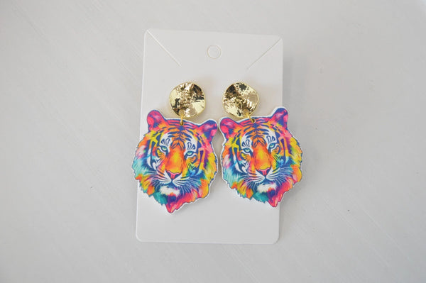 Tiger Earrings