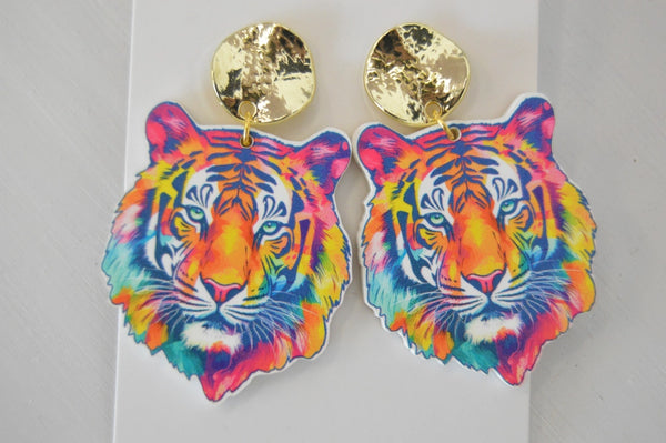 Tiger Earrings