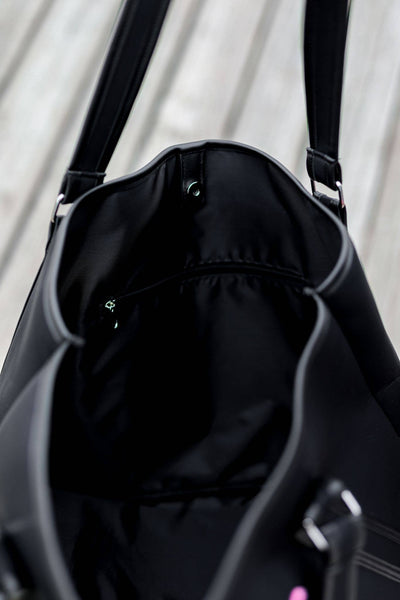 These Are The Days Neoprene Tote- (Black)