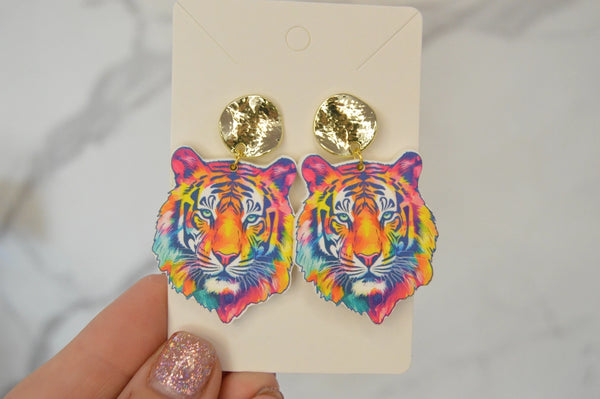 Tiger Earrings