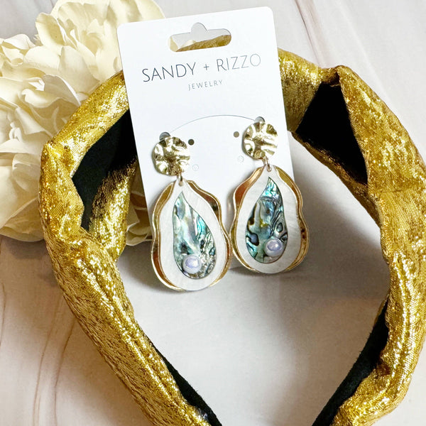 Abalone Oyster Earrings