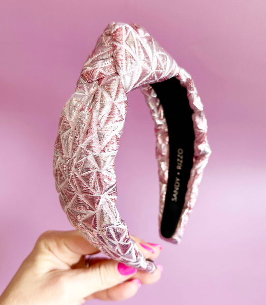 Pink & Silver Shimmer Headband