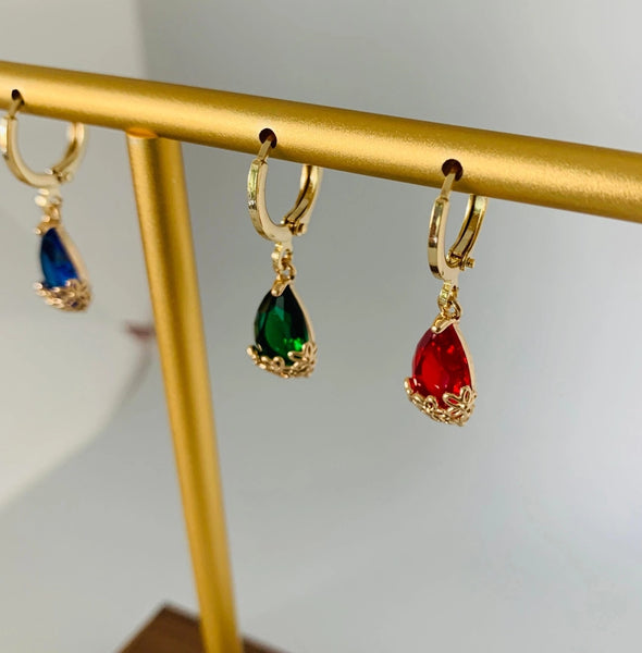 Unique Mermaids Tear Drop Earrings- 4 Colors