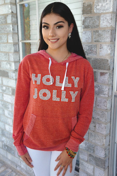 Holly Jolly Dalmatian French Terry Hoodie