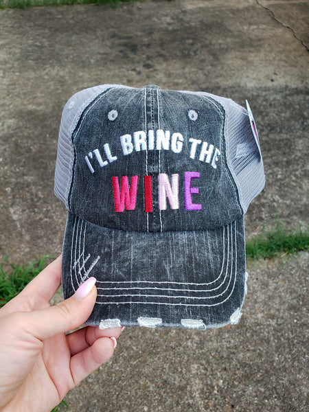 I'll Bring The Wine Trucker Cap