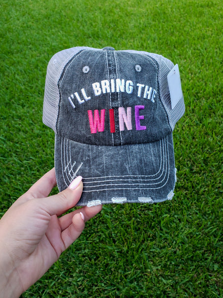 I'll Bring The Wine Trucker Cap