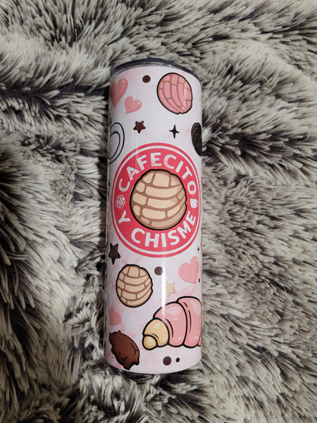 Cafecito Y Chisme Tumbler- 20oz