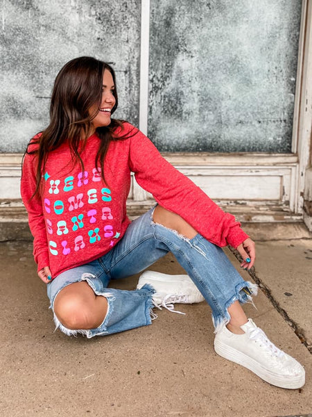 Here Comes Santa Claus French Terry Sweatshirt