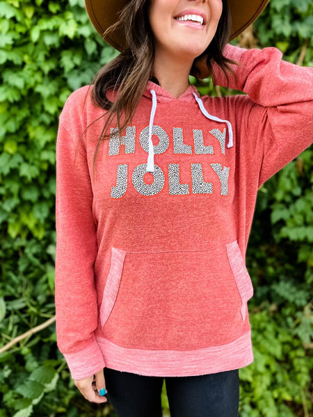 Holly Jolly Dalmatian French Terry Hoodie