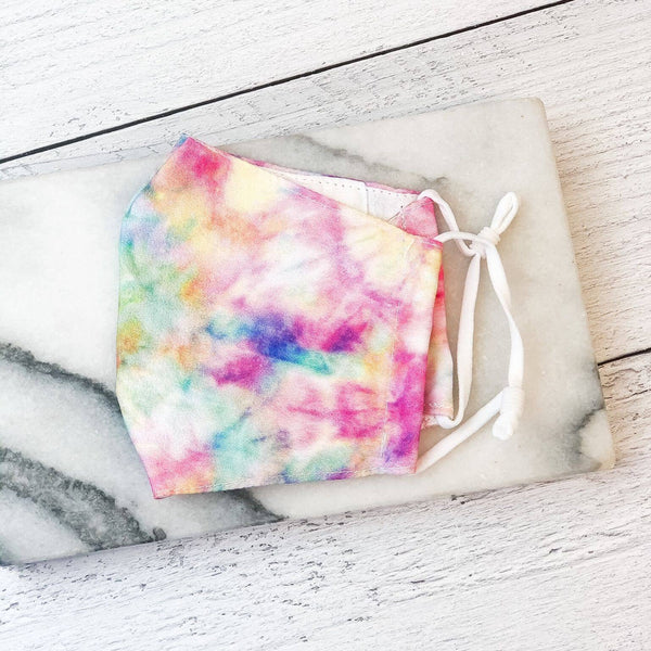 Rainbow Tie Dye Face Mask