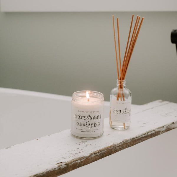 Peppermint Eucalyptus Soy Candle