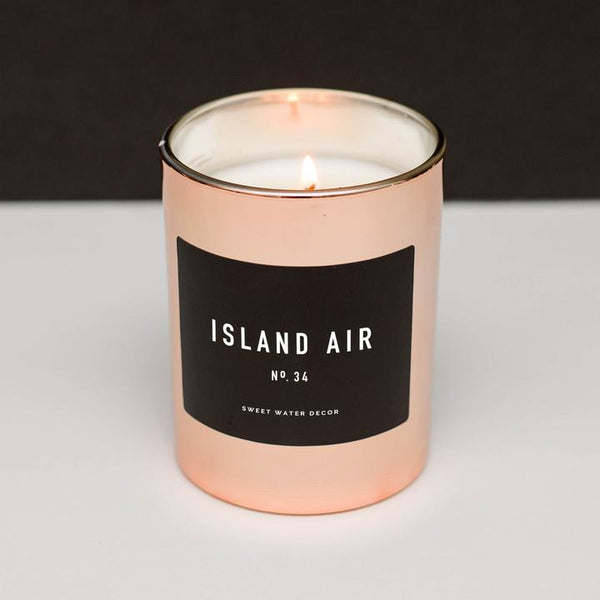 Island Air Rose Gold Soy Candle