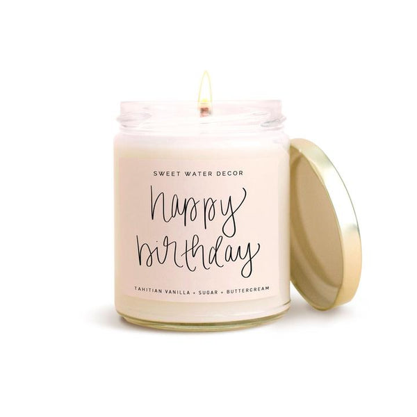 Happy Birthday Soy Candle