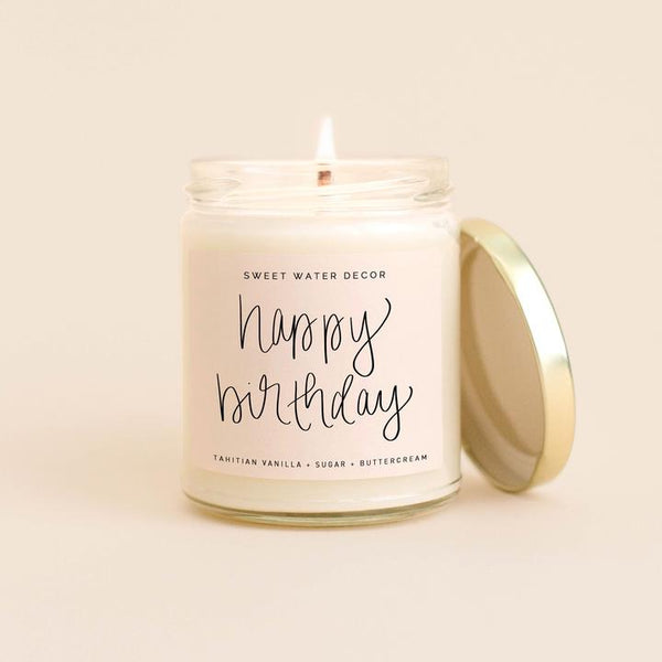 Happy Birthday Soy Candle
