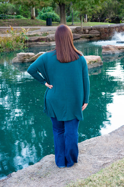 Forest Green Embroidered Tunic