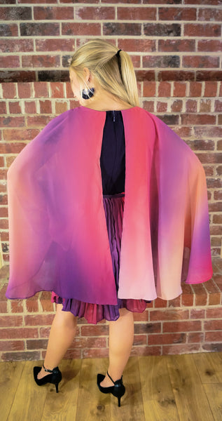 Rouge Romance & Love Spells Pleated Mini Dress