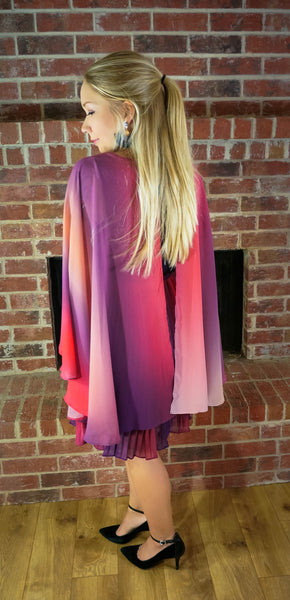 Rouge Romance & Love Spells Pleated Mini Dress