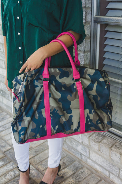 Tori Travel Duffel Bag-Camo