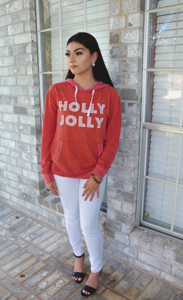 Holly Jolly Dalmatian French Terry Hoodie