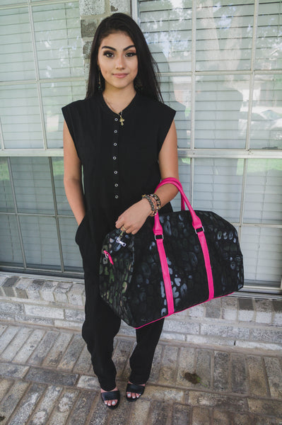 Saturday Strolls in the City Romperalls-Midnight Black