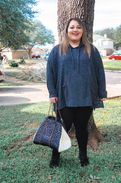 On Trend Charcoal Pullover