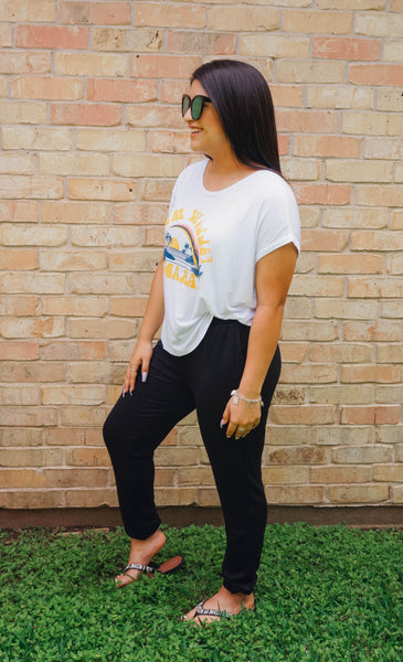 Follow Me To Paradise Comfy Shift Top