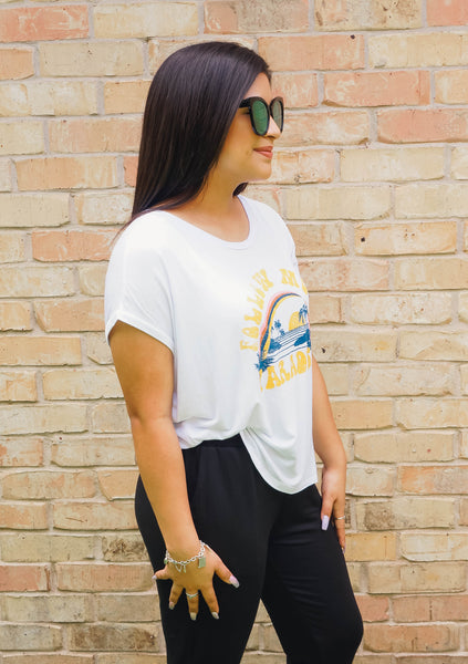 Follow Me To Paradise Comfy Shift Top