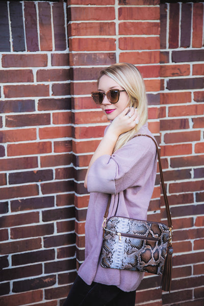 Anywhere She Goes Pullover Sweater Top-Dusty Rose