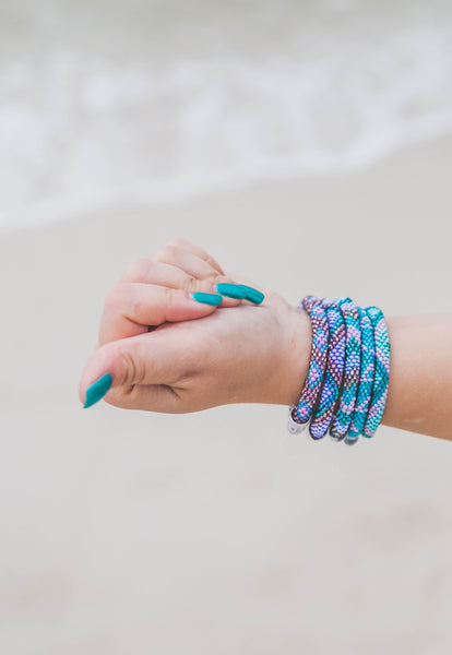 Fair Trade Nepal Roll On Bracelet- The Maldives
