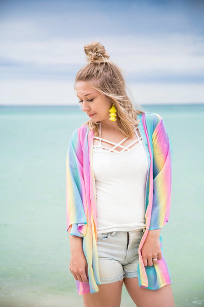 Somewhere Over The Rainbow Kimono