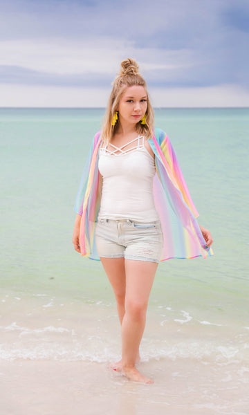 Somewhere Over The Rainbow Kimono