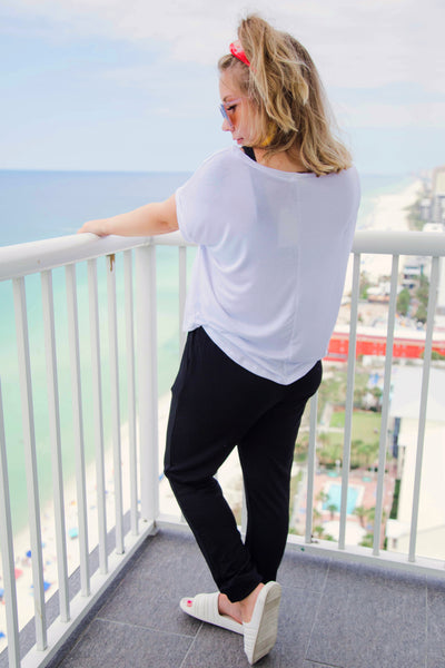 Follow Me To Paradise Comfy Shift Top