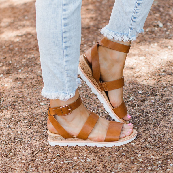 The Maribel Sandal in Tan