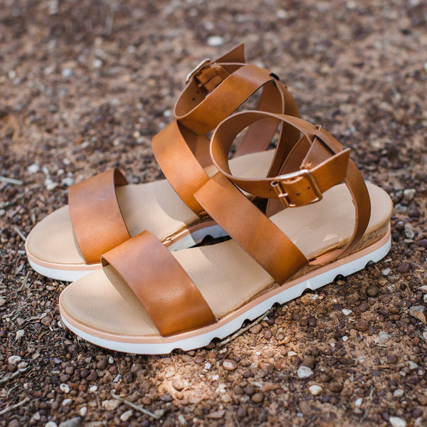 The Maribel Sandal in Tan