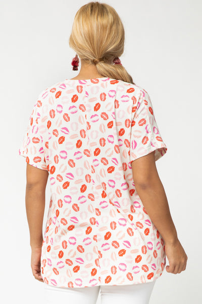 XOXO Comfy V-Neck Top