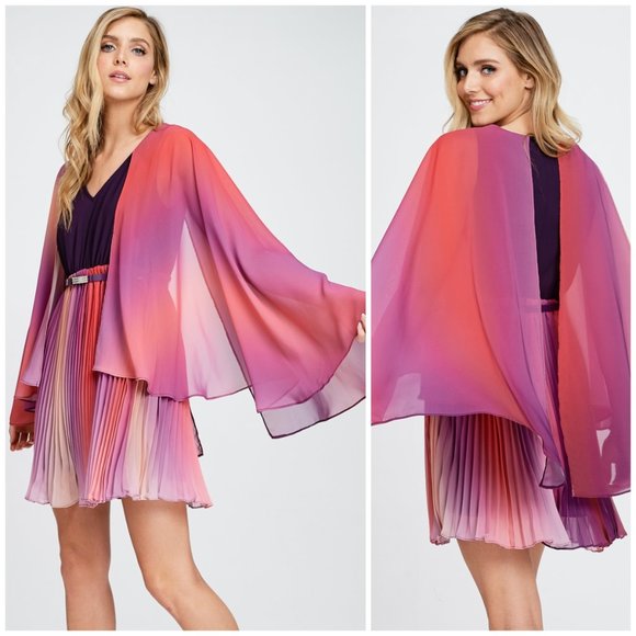 Rouge Romance & Love Spells Pleated Mini Dress