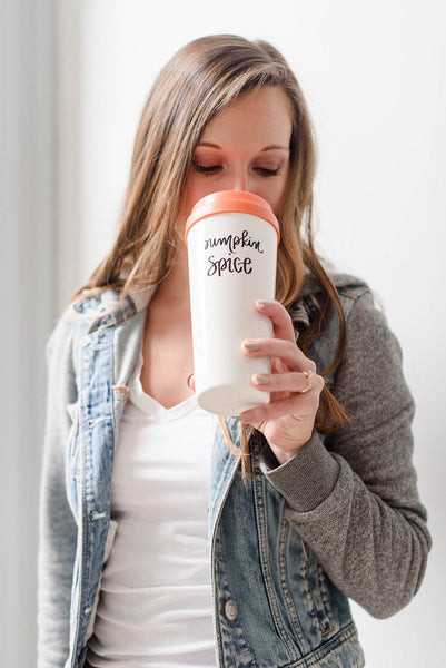 Pumpkin Spice Wishes Travel Mug