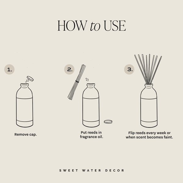 Cashmere and Vanilla Reed Diffuser - Newest Edition