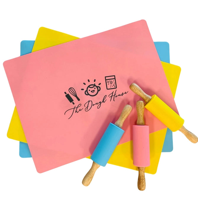 Rolling Pins & Placemats-Sensory Dough Accessories