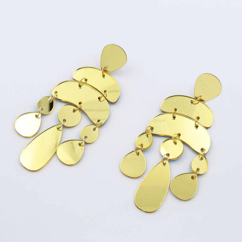 The Darla Gold Dangle Earrings