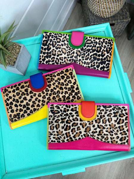 Lady Leopard Leather Wallet
