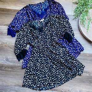 Seeing Spots Lovely Lace Dress- Black