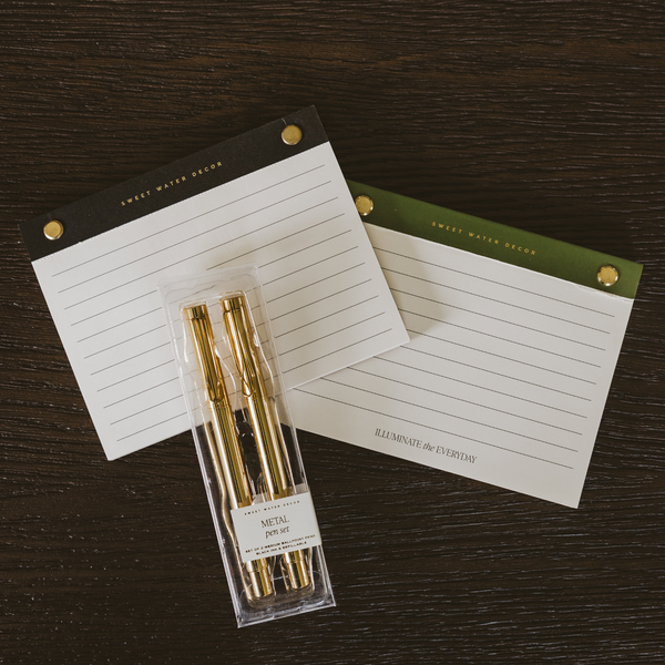 Gold Metal Pen Set
