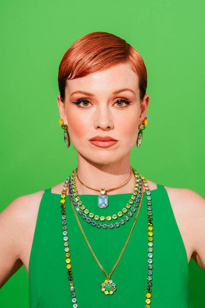 TOVA- Twiggy Plus Necklace in Candy Crush
