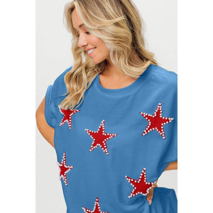 You're My Star Denim Blue Top