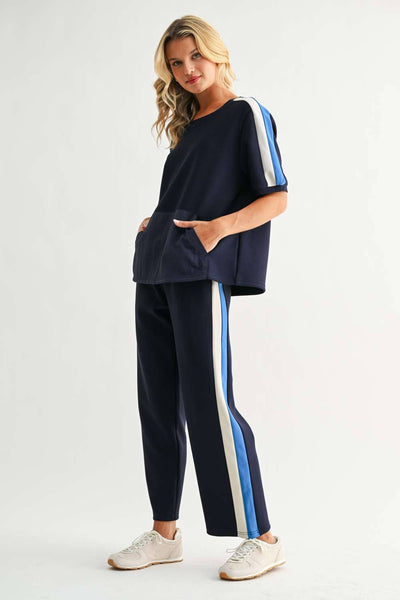 Lux Modern Comfort Set - Navy Blue