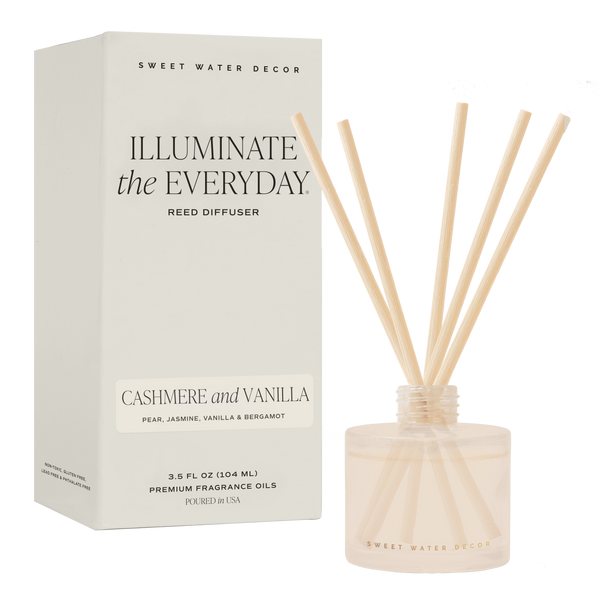 Cashmere and Vanilla Reed Diffuser - Newest Edition