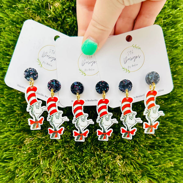 Book Character Statement Earrings